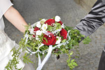 Die Blumen für die Braut