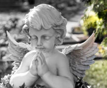 Ein Engel betet